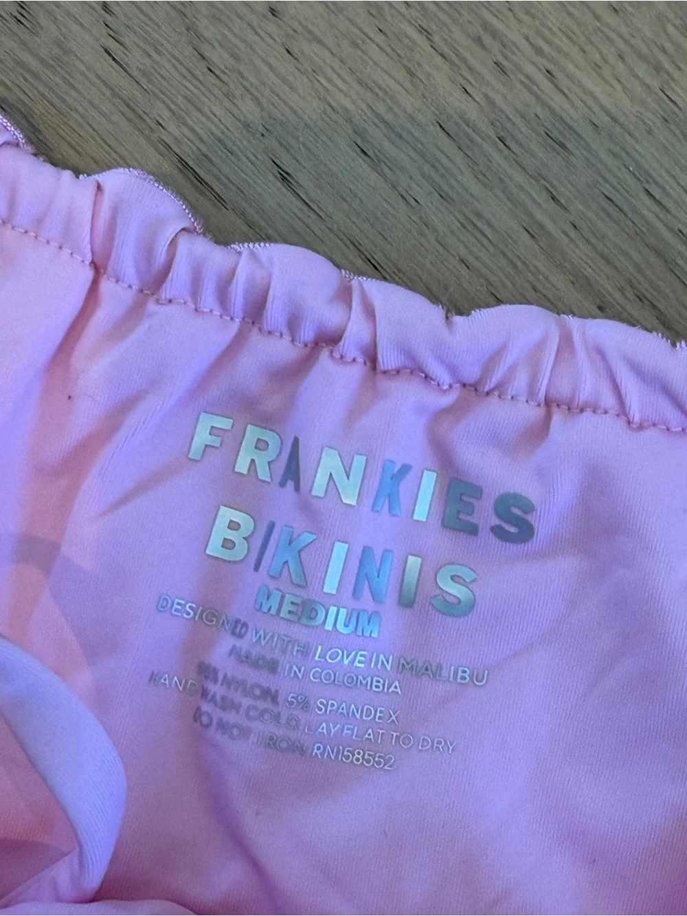 Frankie’s Bikinis Pink Bikini